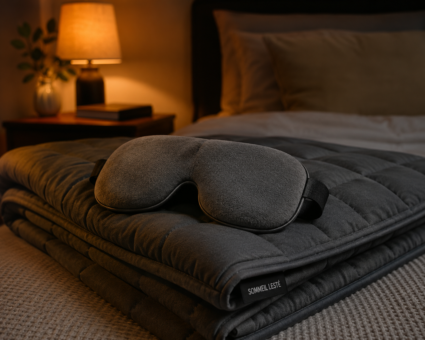 Bandeau de sommeil lesté : l'accessoire complémentaire à la couverture lestée pour approfondir la détente