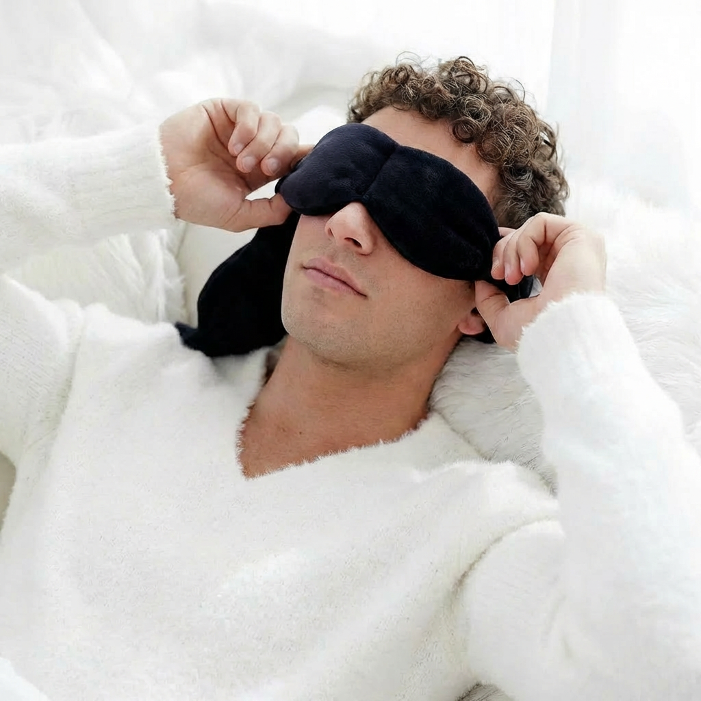 Bandeau de Sommeil Lesté │ Pression Douce