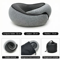 Oreiller de Voyage Ergonomique
